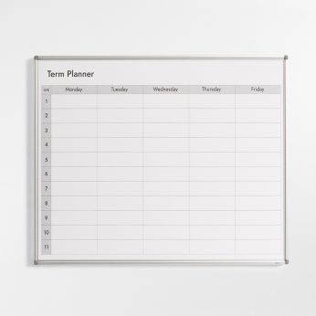 Single Term Planner Whiteboard
