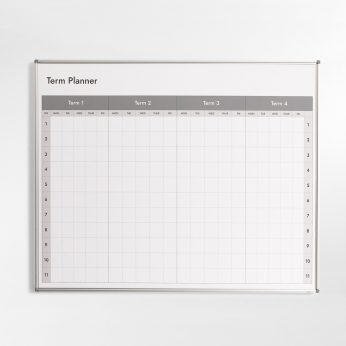 Year Term Planner Whiteboard