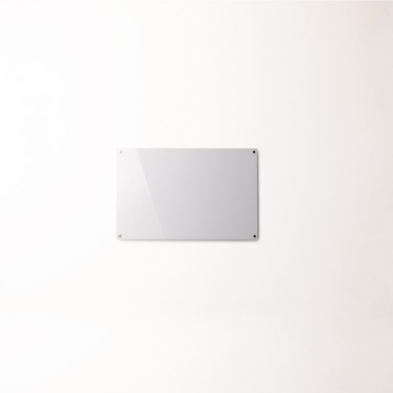 White Frameless Glass Whiteboard - Whiteboards and Pinboards