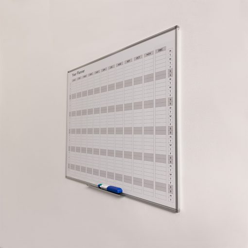Year Planner Whiteboard with pen tray