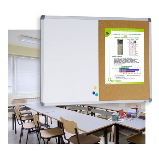 whiteboard corkboard combo