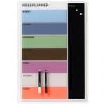 Coloured Magnetic Glass Planner