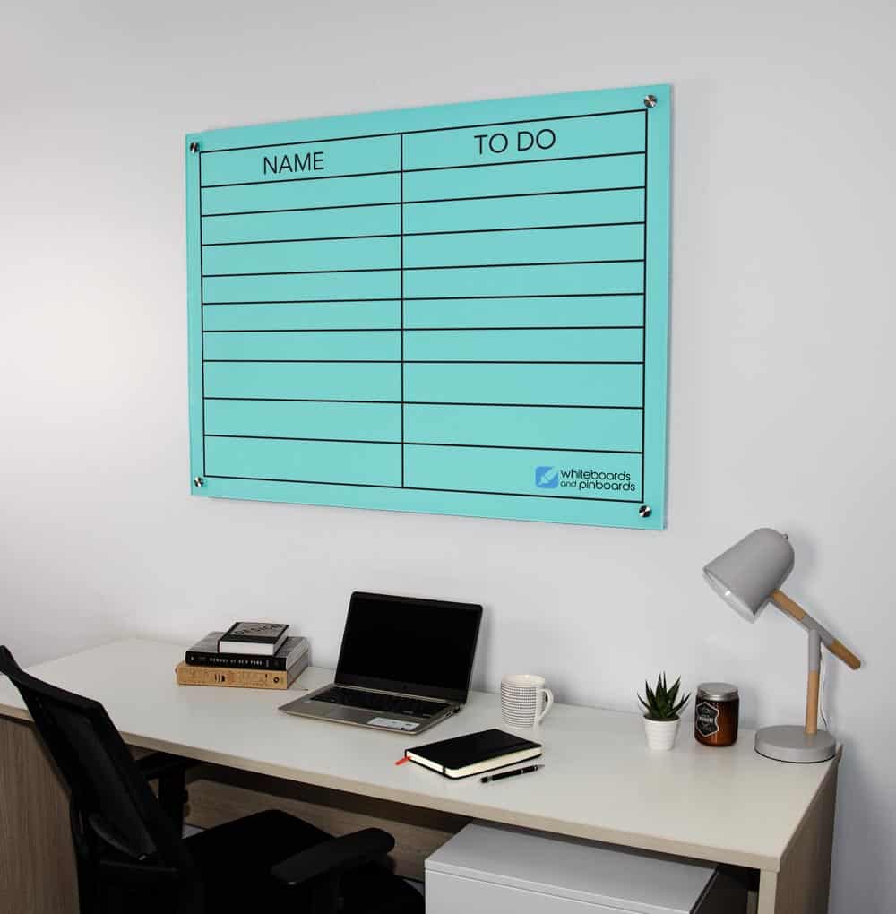 Custom Printed Frameless Glass Whiteboard Whiteboards and Pinboards
