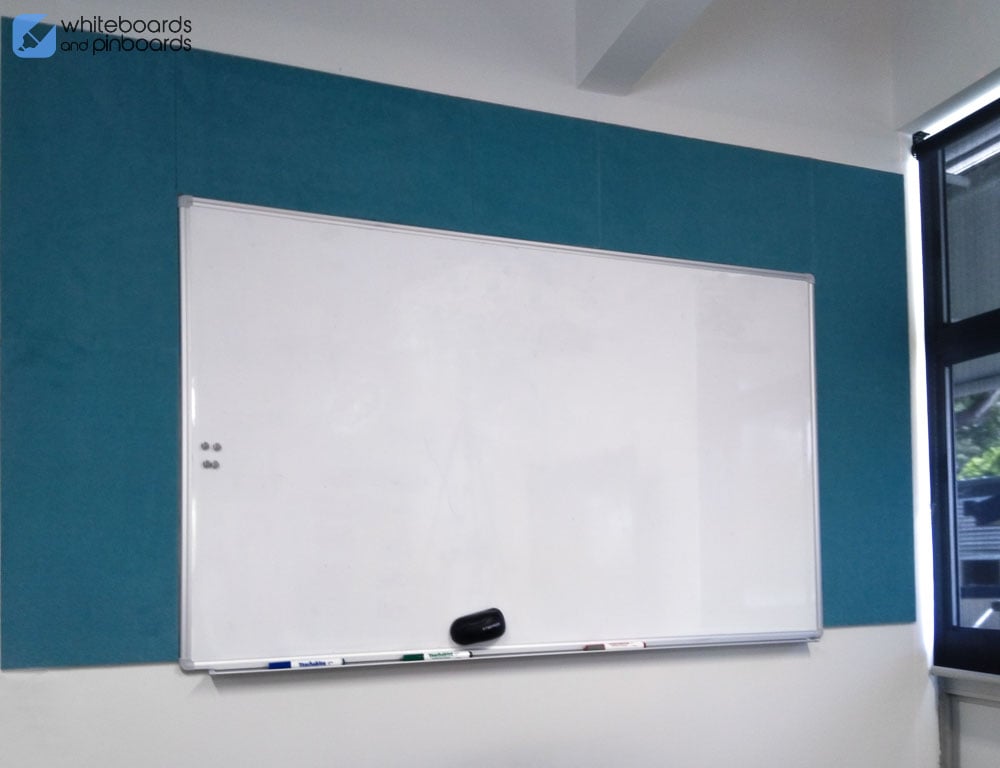 Peel 'n' Stick Tiles and Standard Commercial Whiteboard