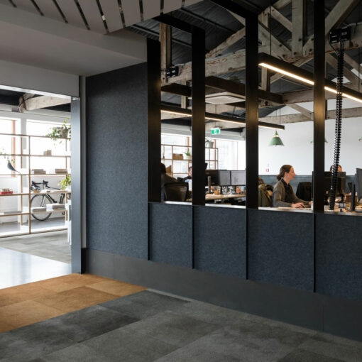 Grey Autex Acoustic Panel in Office