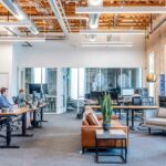 Office Layout with Staff