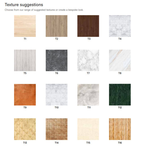 Printed Acoustic Panel Textures