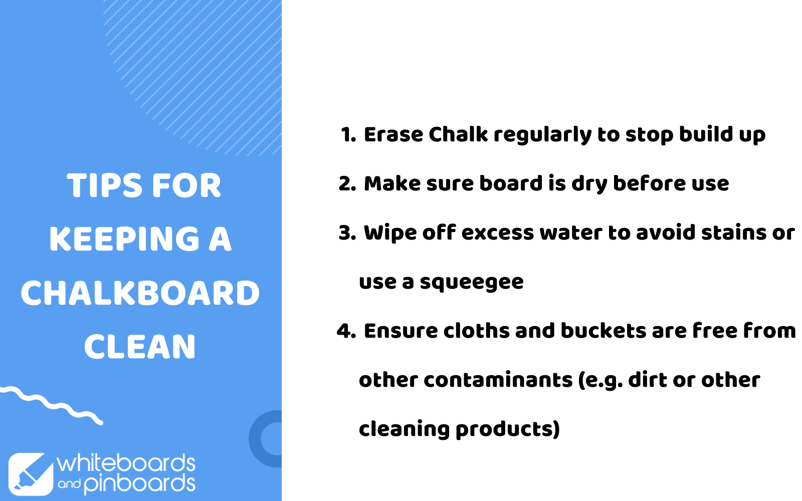 How To Clean A Chalkboard Wall To Get It Back To Black - Blue I Style