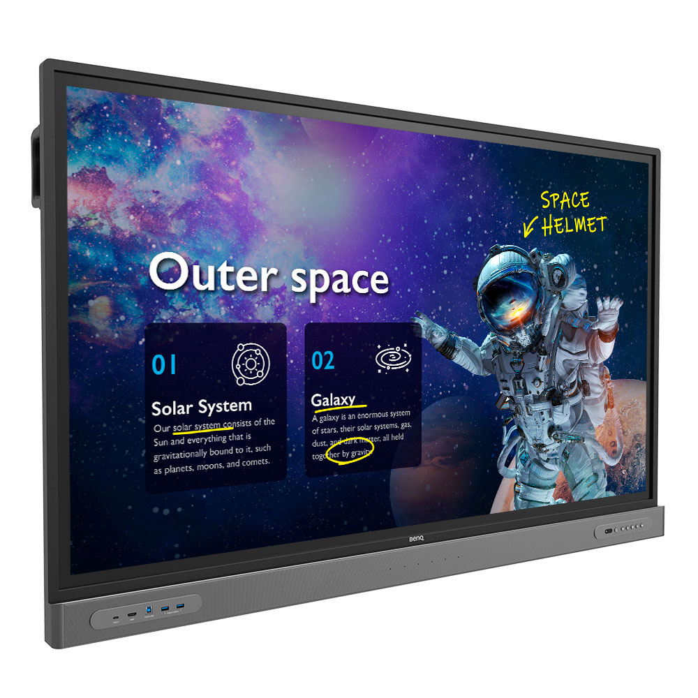 BenQ Interactive Panel angle