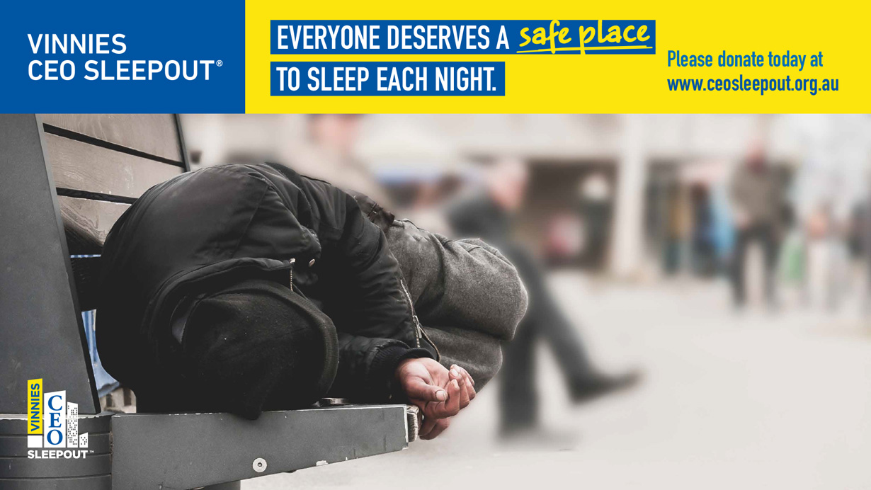 Vinnies CEO Sleepout