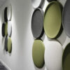 Autex 3D Tile Disc on wall