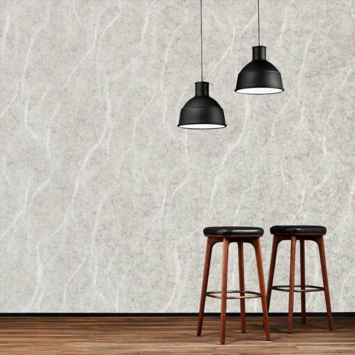 Woven Image Fluid Acoustic Panels behind stools