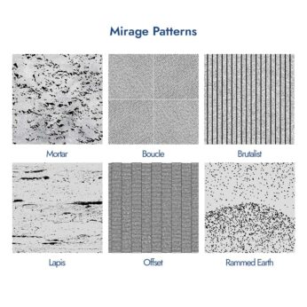 Mirage Acoustic Panel Pattern Swatches