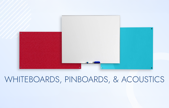 Whiteboards, Pinboards, & Acoustics