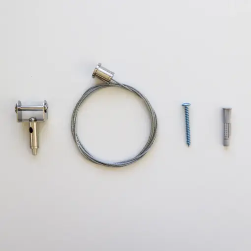 Self Tapping Saddle Clip Hanging Kit for 24mm Thick Screens