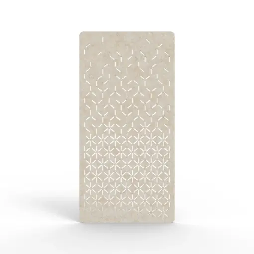 Acouline Bloom hanging acoustic screen, 1200mm W x 2400mm H, Truffle