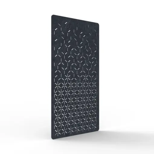 Acouline Bloom hanging acoustic screen, 1200mm W x 2400mm H, Lake