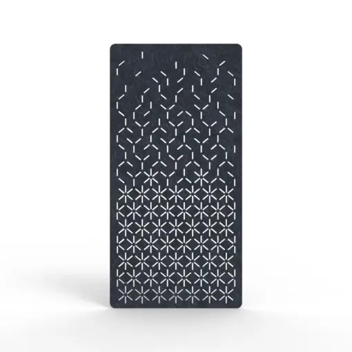 Acouline Bloom hanging acoustic screen, 1200mm W x 2400mm H, Lake