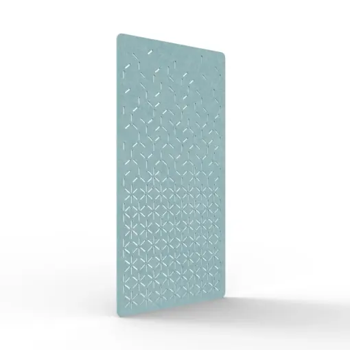 Acouline Bloom hanging acoustic screen, 1200mm W x 2400mm H, Stream