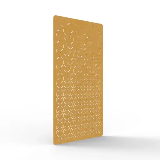 Acouline Bloom hanging acoustic screen, 1200mm W x 2400mm H, Reed