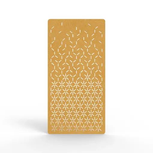 Acouline Bloom hanging acoustic screen, 1200mm W x 2400mm H, Reed