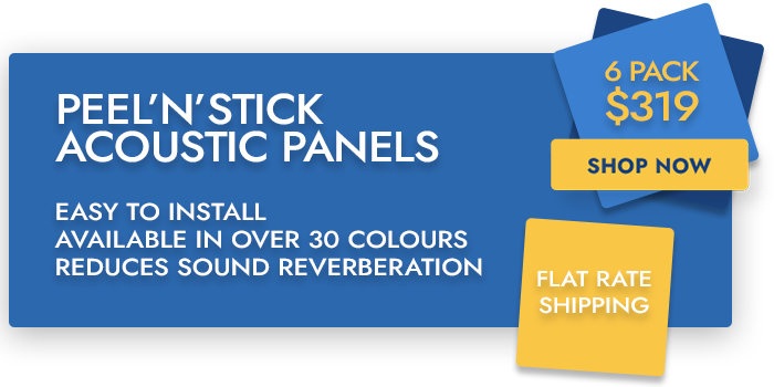 Slim peel n stick banner