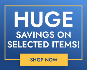 Huge savings on selected items