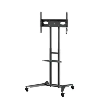 Arkin - MANUAL HEIGHT ADJUSTABLE TV TROLLEY TO FIT 32" TO 75" - From Front