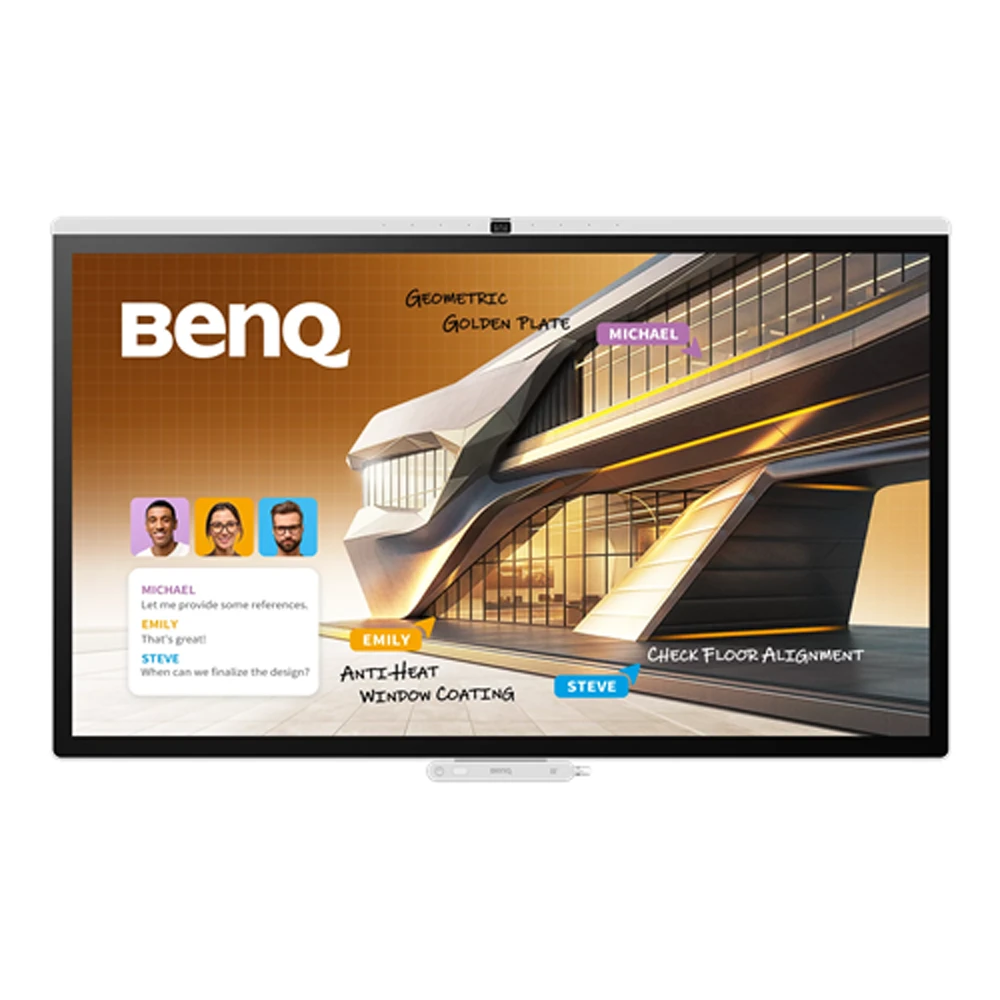 Benq BQCP5505 Interactive Panel Angled To Front