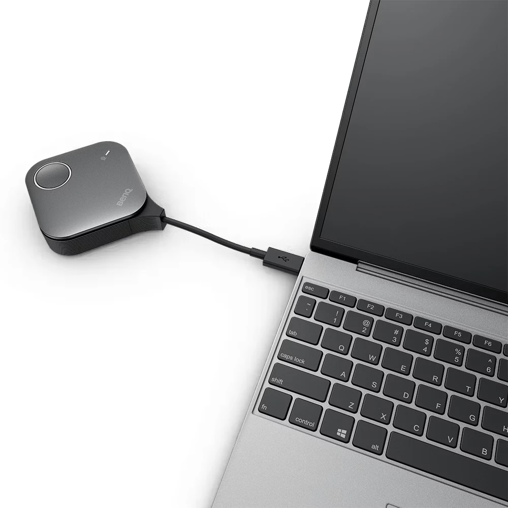 BENQ InstaShow VS25 Button Connected To Laptop