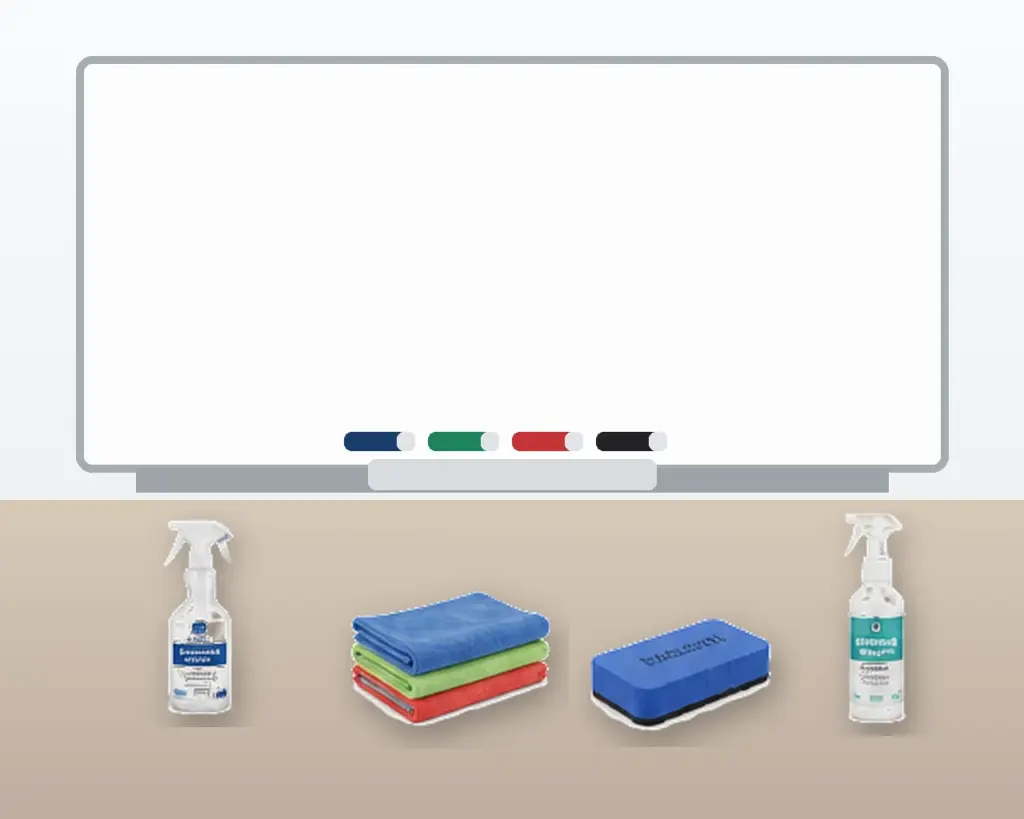 Whiteboard eraser, microfibre cloth and cleaning sprays compared