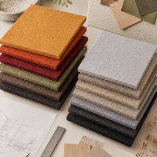 Sana Acoustic Wall Panel - Colour Swatch In-situ