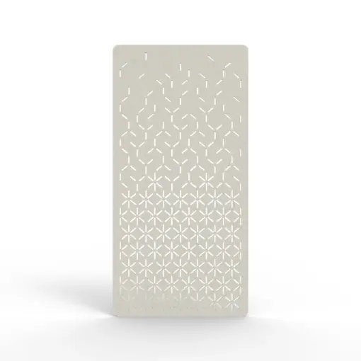 Acouline Bloom hanging acoustic screen, 1200mm W x 2400mm H, Frost