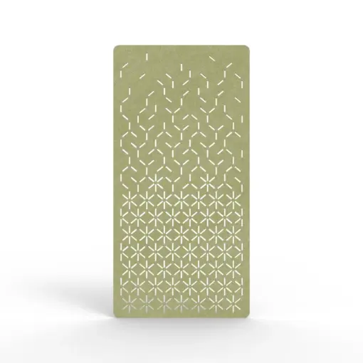 Acouline Bloom hanging acoustic screen, 1200mm W x 2400mm H, Fern