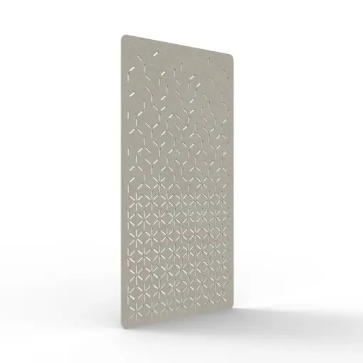 Acouline Bloom hanging acoustic screen, 1200mm W x 2400mm H, Mist