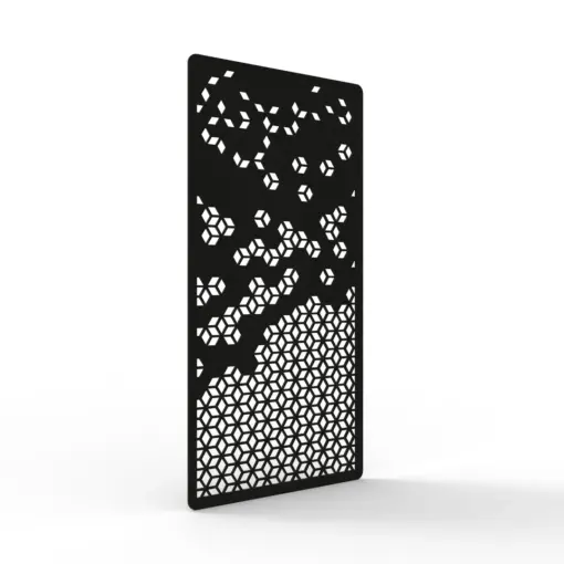 Acouline Cell hanging acoustic screen, 1200mm W x 2400mm H, Coal