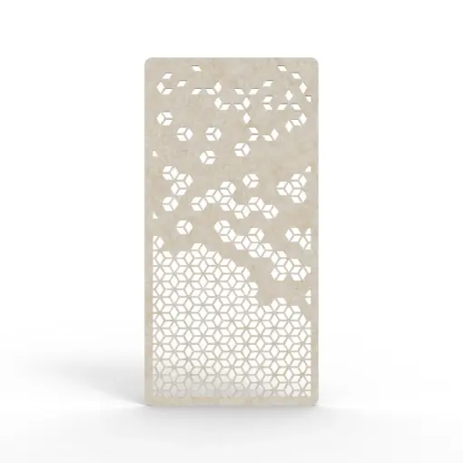 Acouline Cell hanging acoustic screen, 1200mm W x 2400mm H, Truffle
