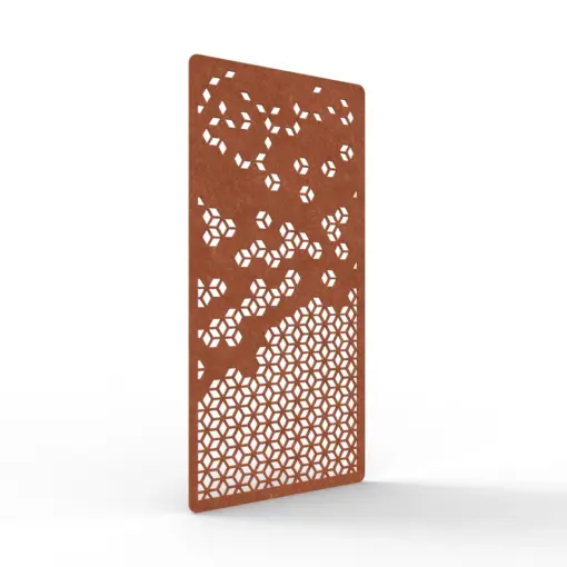 Acouline Cell hanging acoustic screen, 1200mm W x 2400mm H, Ember