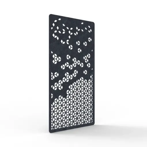 Acouline Cell hanging acoustic screen, 1200mm W x 2400mm H, Lake