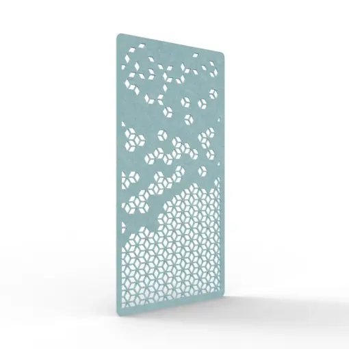 Acouline Cell hanging acoustic screen, 1200mm W x 2400mm H, Stream