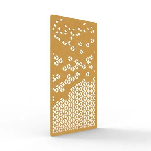 Acouline Cell hanging acoustic screen, 1200mm W x 2400mm H, Reed