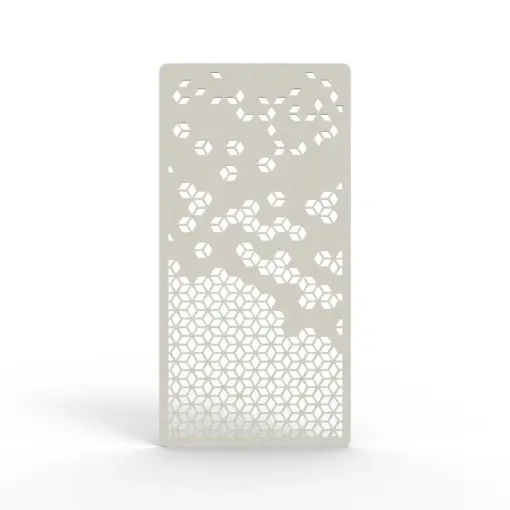 Acouline Cell hanging acoustic screen, 1200mm W x 2400mm H, Frost