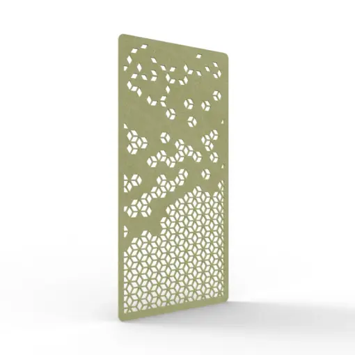 Acouline Cell hanging acoustic screen, 1200mm W x 2400mm H, Fern