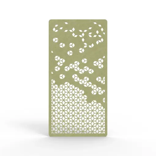 Acouline Cell hanging acoustic screen, 1200mm W x 2400mm H, Fern