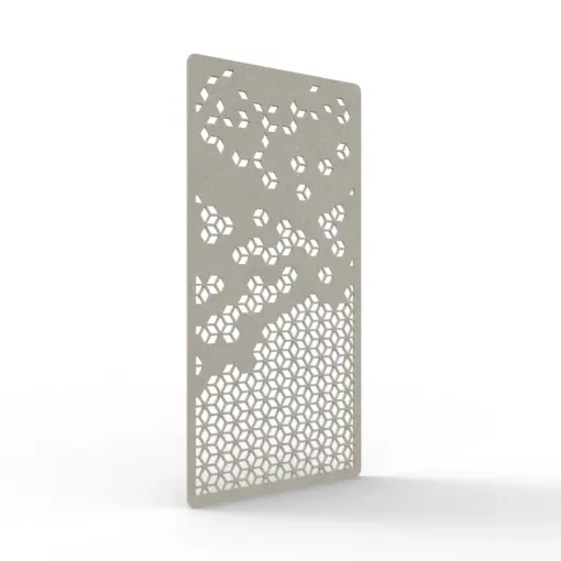Acouline Cell hanging acoustic screen, 1200mm W x 2400mm H, Mist