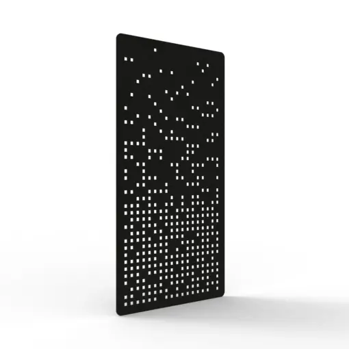Acouline Form hanging acoustic screen, 1200mm W x 2400mm H, Coal