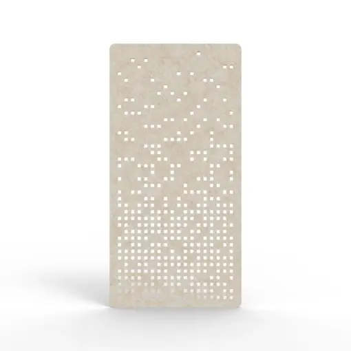Acouline Form hanging acoustic screen, 1200mm W x 2400mm H, Truffle
