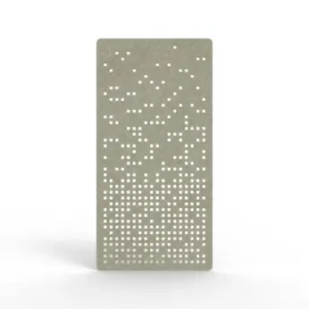 Acouline Form hanging acoustic screen, 1200mm W x 2400mm H, Moss