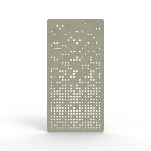 Acouline Form hanging acoustic screen, 1200mm W x 2400mm H, Moss
