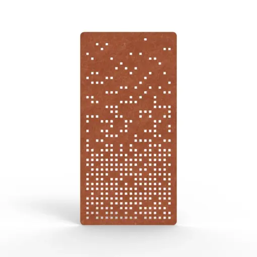 Acouline Form hanging acoustic screen, 1200mm W x 2400mm H, Ember